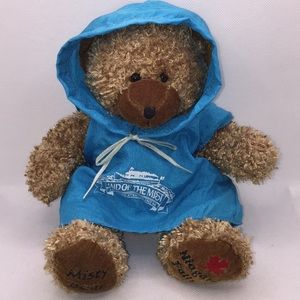 Maid Of The Mist Niagara Falls Canada Misty Bear Plush Stuffed Toy 9.5"